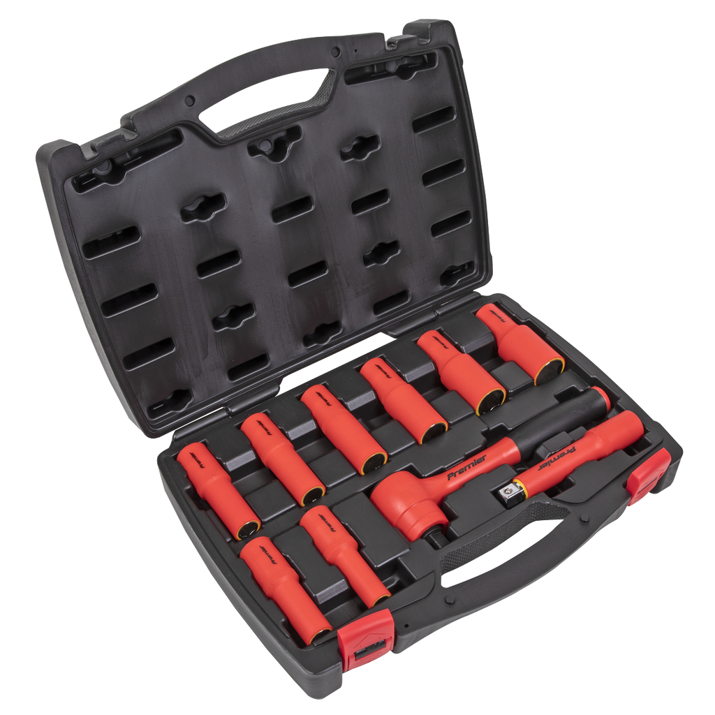Insulated Socket Set 1/2"Sq Drive 10pc - VDE Approved AK7943