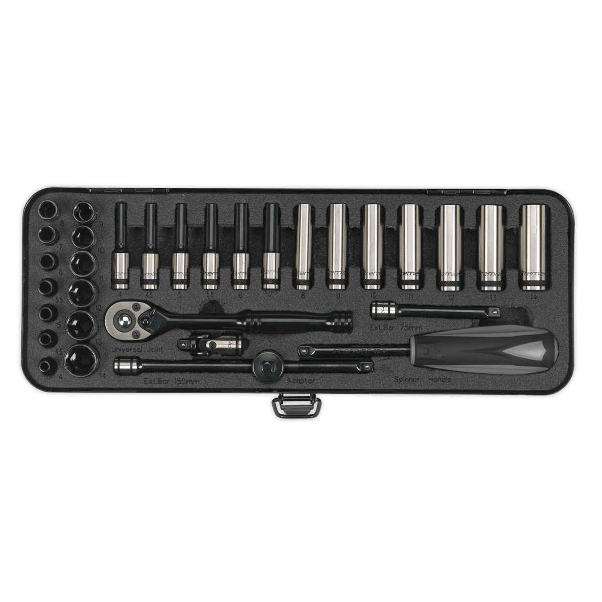 Socket Set 1/4"Sq Drive 32pc AK7970