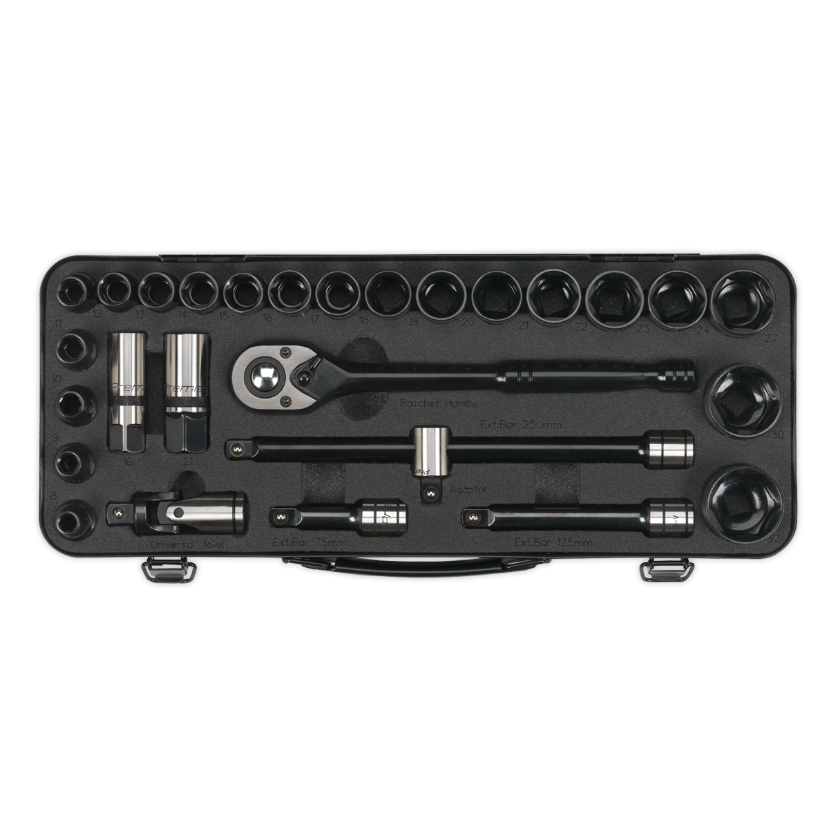 Socket Set 1/2"Sq Drive 28pc AK7972
