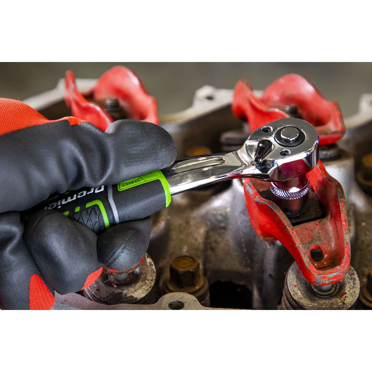 Mechanic's Tool Kit 144pc - Hi-Vis Green AK7980HV