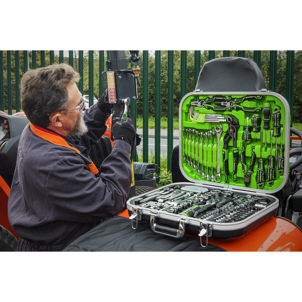 Mechanic's Tool Kit 144pc - Hi-Vis Green AK7980HV
