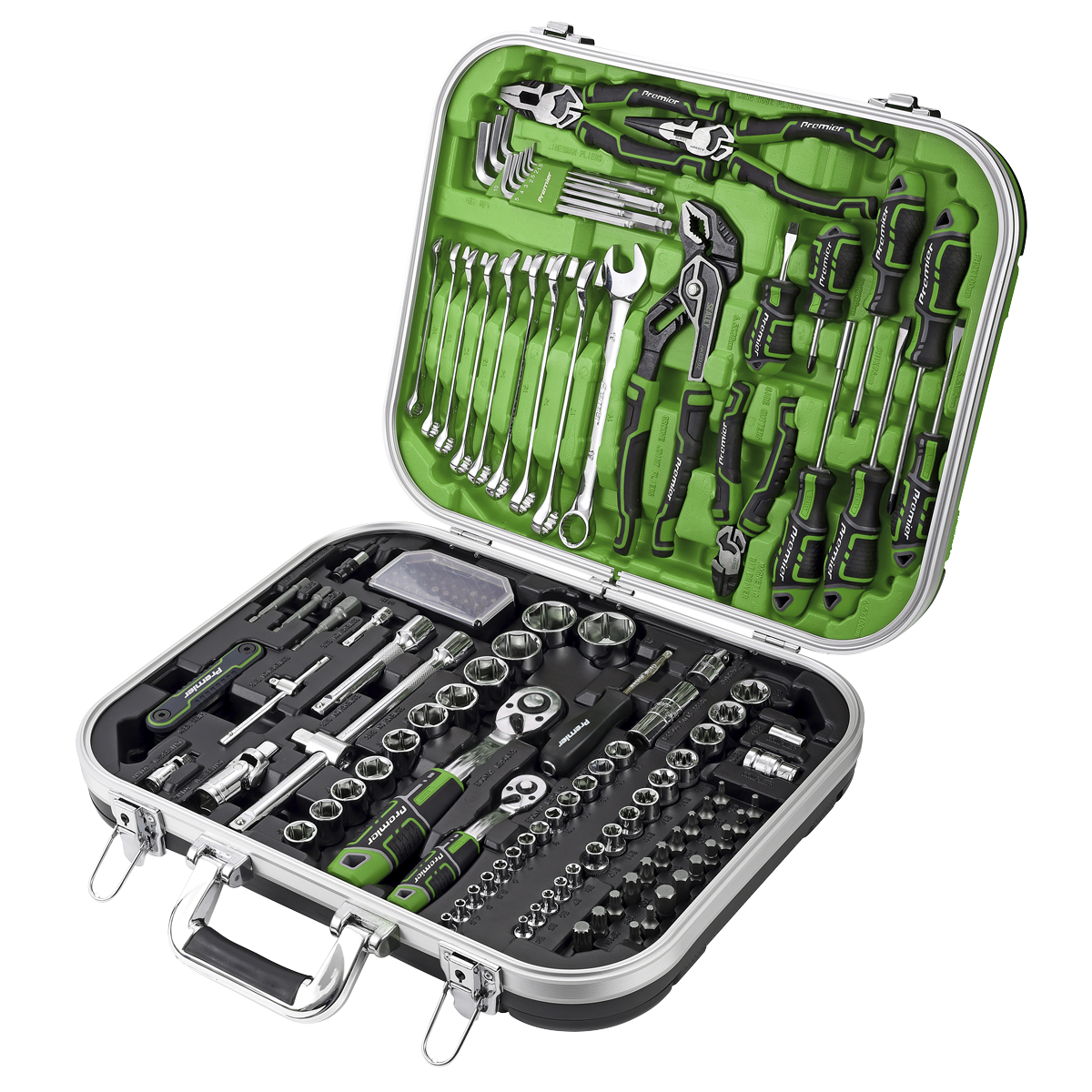 Mechanic's Tool Kit 144pc - Hi-Vis Green AK7980HV