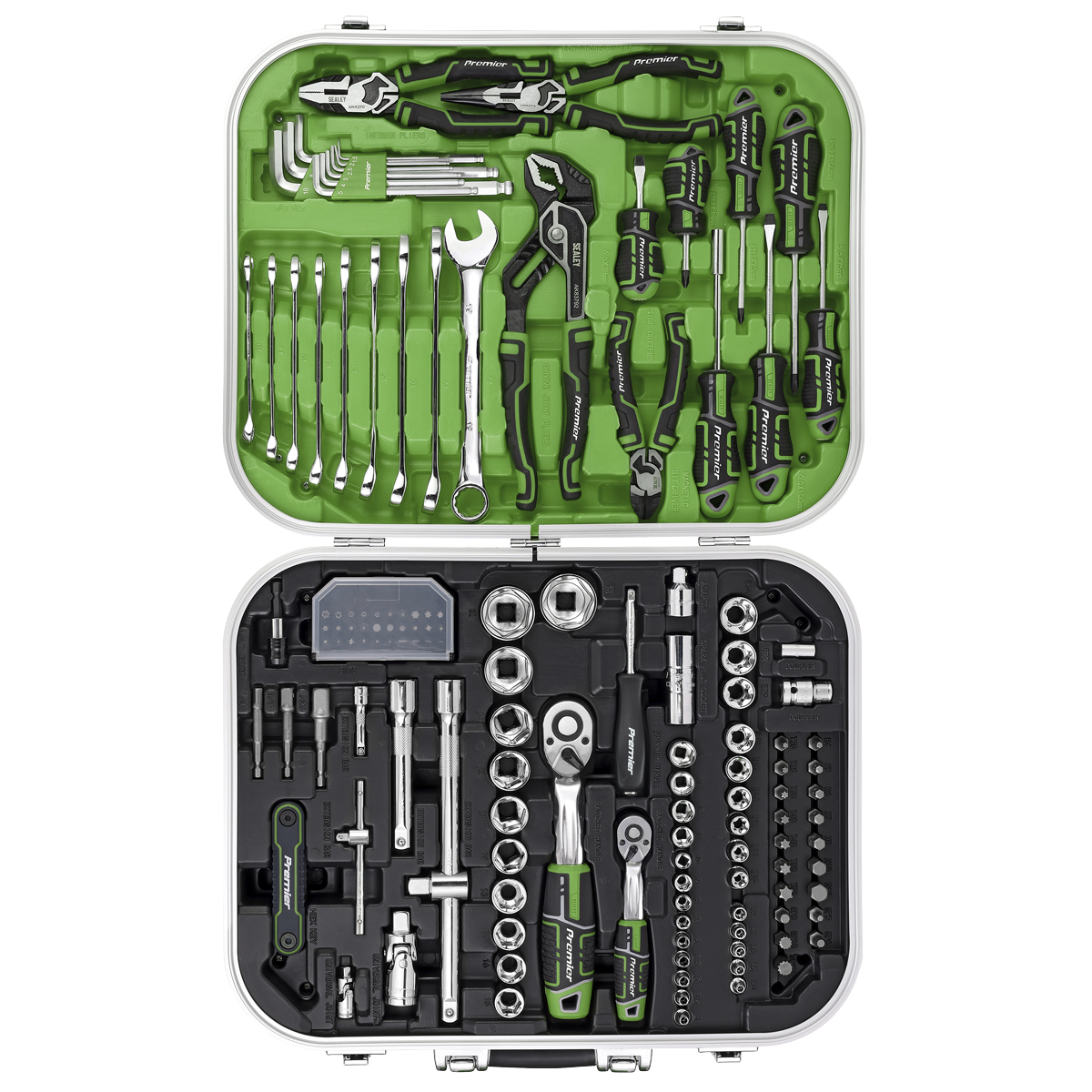 Mechanic's Tool Kit 144pc - Hi-Vis Green AK7980HV