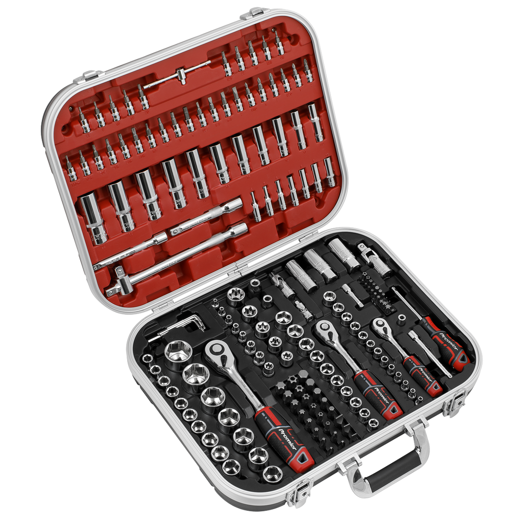 Socket Set 1/4", 3/8" & 1/2"Sq Drive 172pc AK7981