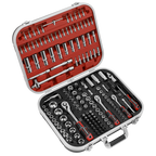 Socket Set 1/4", 3/8" & 1/2"Sq Drive 172pc AK7981