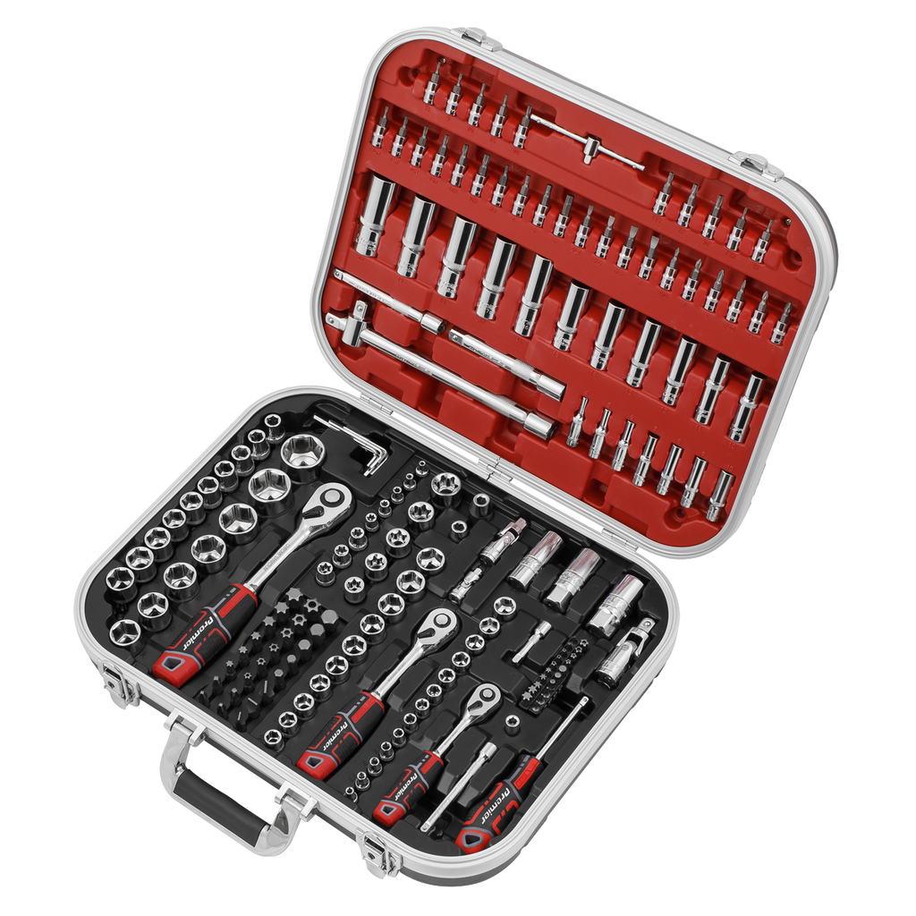 Socket Set 1/4", 3/8" & 1/2"Sq Drive 172pc AK7981