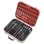 Socket Set 1/4", 3/8" & 1/2"Sq Drive 172pc AK7981