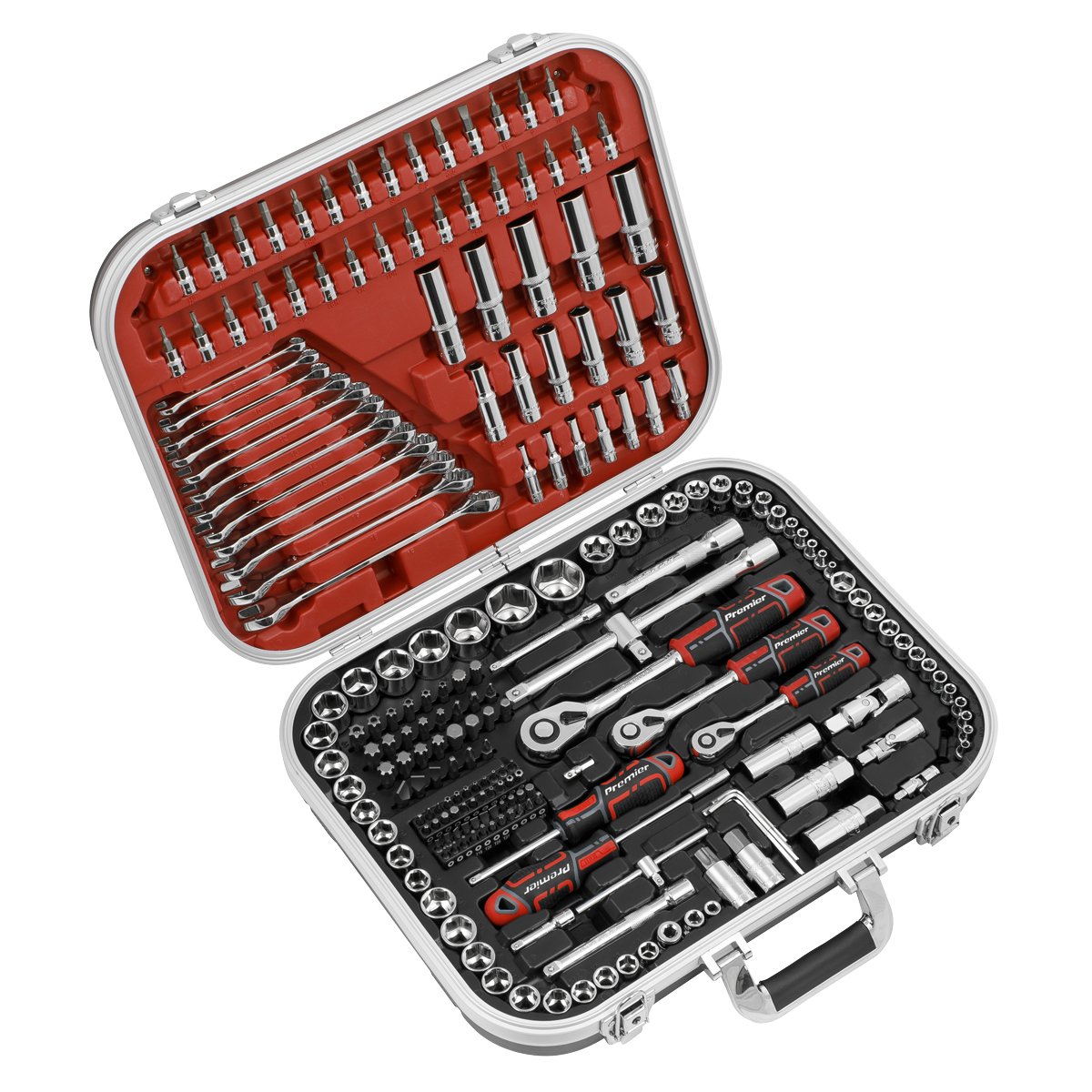 Socket Set 1/4", 3/8" & 1/2"Sq Drive 216pc AK7982