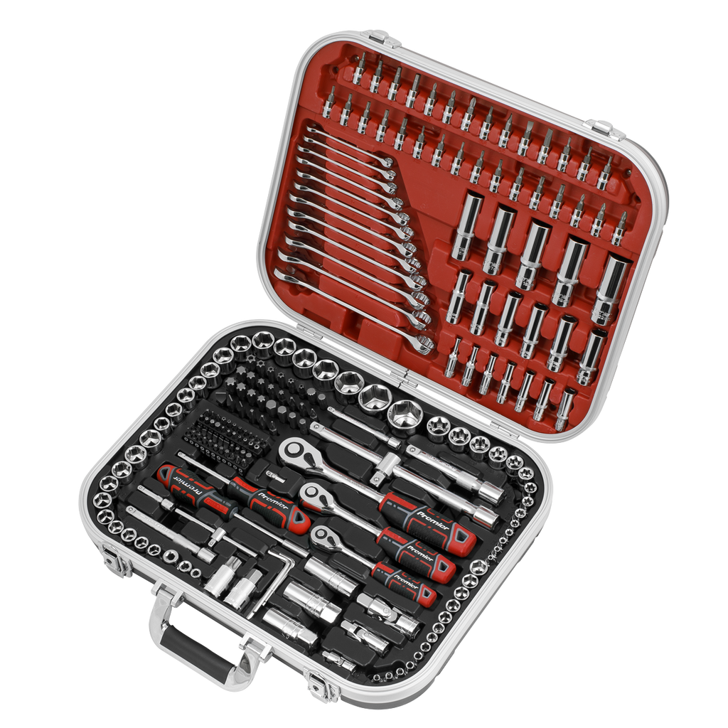 Socket Set 1/4", 3/8" & 1/2"Sq Drive 216pc AK7982