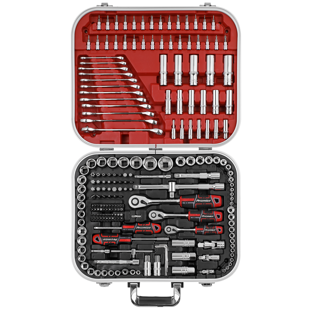 Socket Set 1/4", 3/8" & 1/2"Sq Drive 216pc AK7982