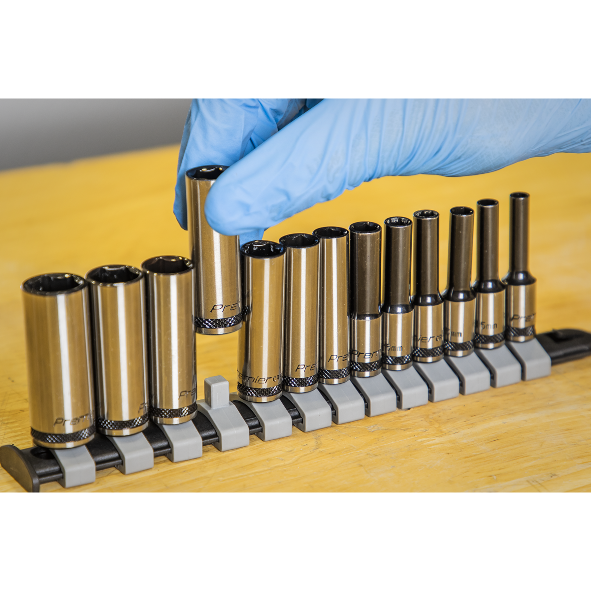Deep Socket Set 1/4"Sq Drive 13pc AK7991
