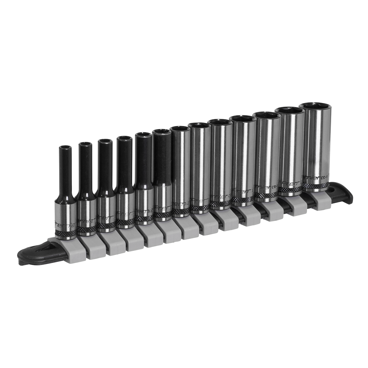 Deep Socket Set 1/4"Sq Drive 13pc AK7991