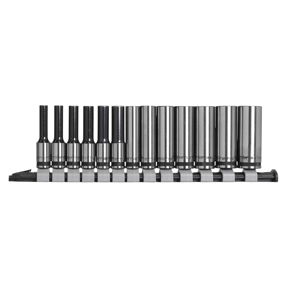 Deep Socket Set 1/4"Sq Drive 13pc AK7991