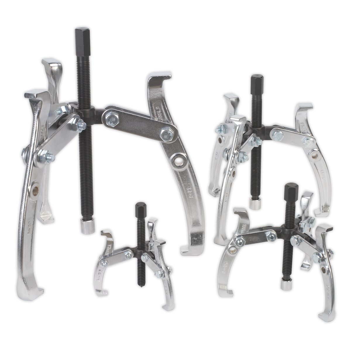 Reversible Triple Leg Puller Set 4pc AK79