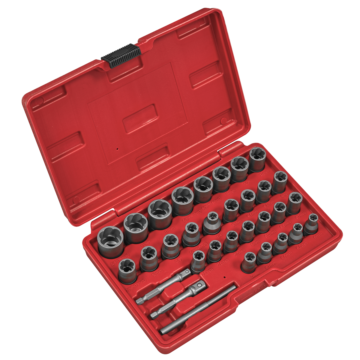 Slim Design Bolt & Nut Extractor Set 32pc AK8132