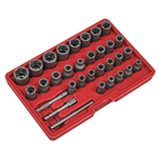 Slim Design Bolt & Nut Extractor Set 32pc AK8132