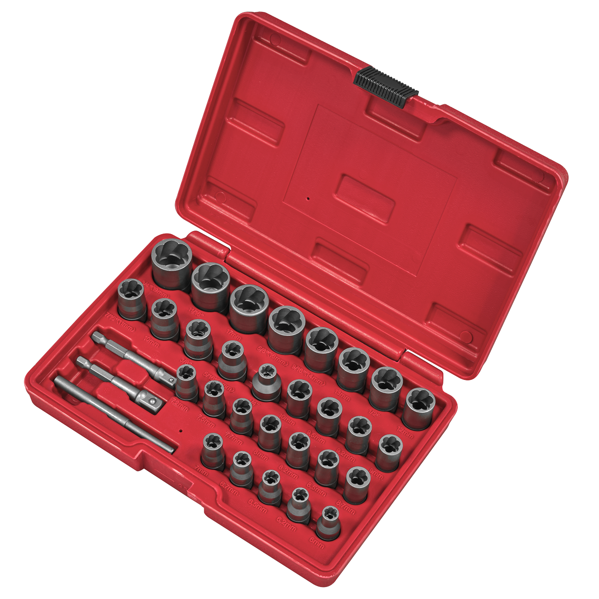 Slim Design Bolt & Nut Extractor Set 32pc AK8132