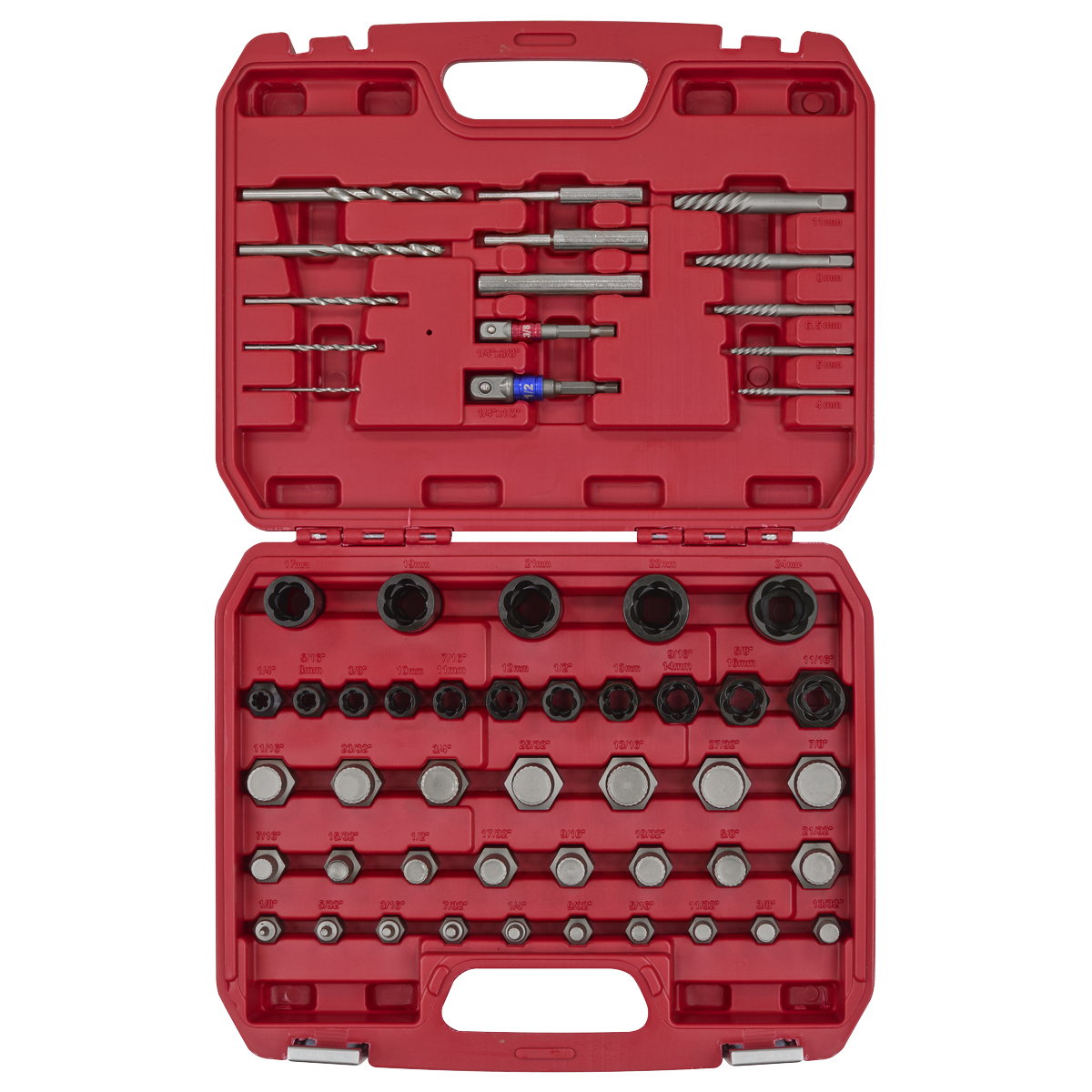 Master Nut, Bolt & Screw Extractor Set 56pc AK8156