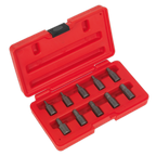 Multi-Spline Screw Extractor Set 10pc AK8181