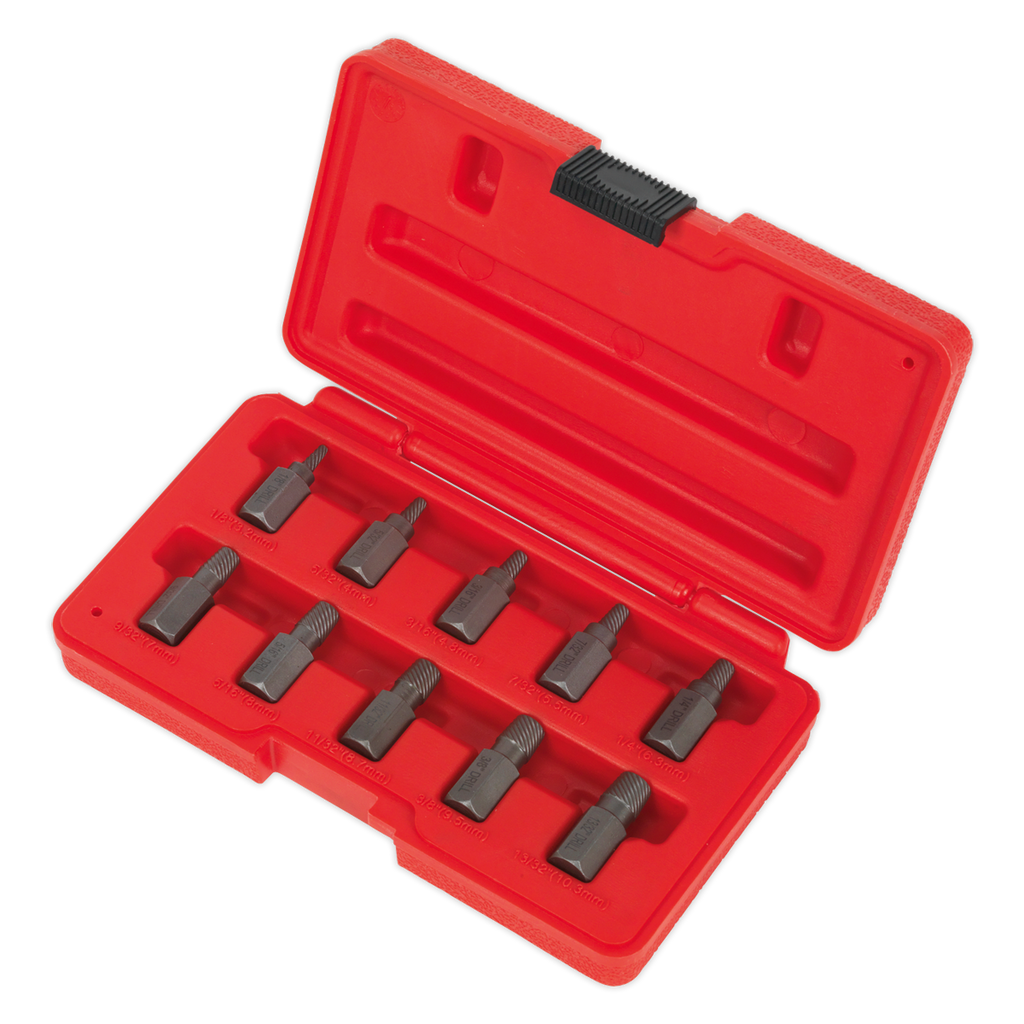 Multi-Spline Screw Extractor Set 10pc AK8181