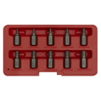 Multi-Spline Screw Extractor Set 10pc AK8181