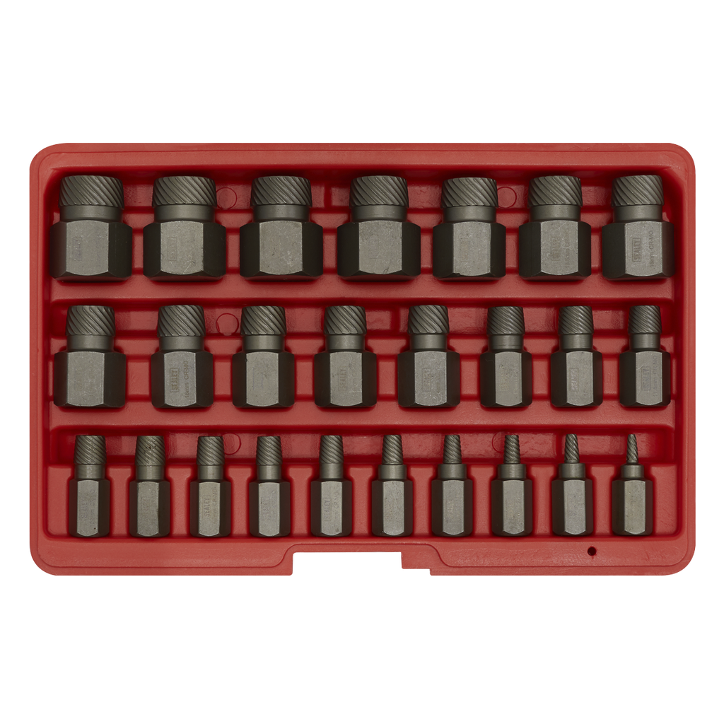 Multi-Spline Screw Extractor Set 25pc AK8182