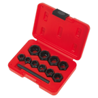 Spanner Type Bolt Extractor Set 11pc AK8183