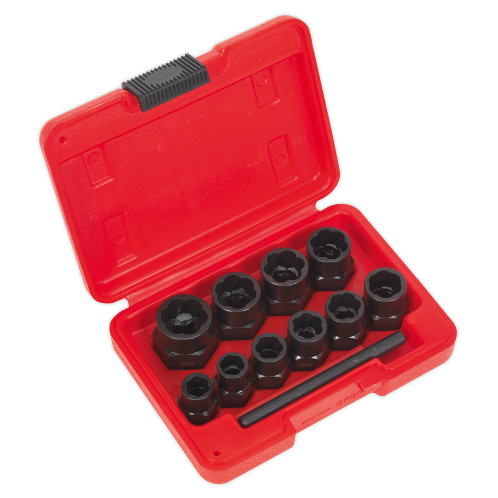 Spanner Type Bolt Extractor Set 3/8"Sq Drive 11pc AK8184
