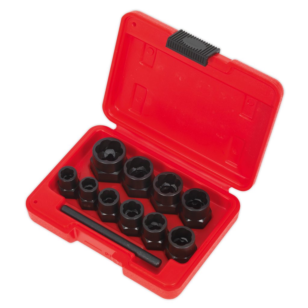 Spanner Type Bolt Extractor Set 3/8"Sq Drive 11pc AK8184