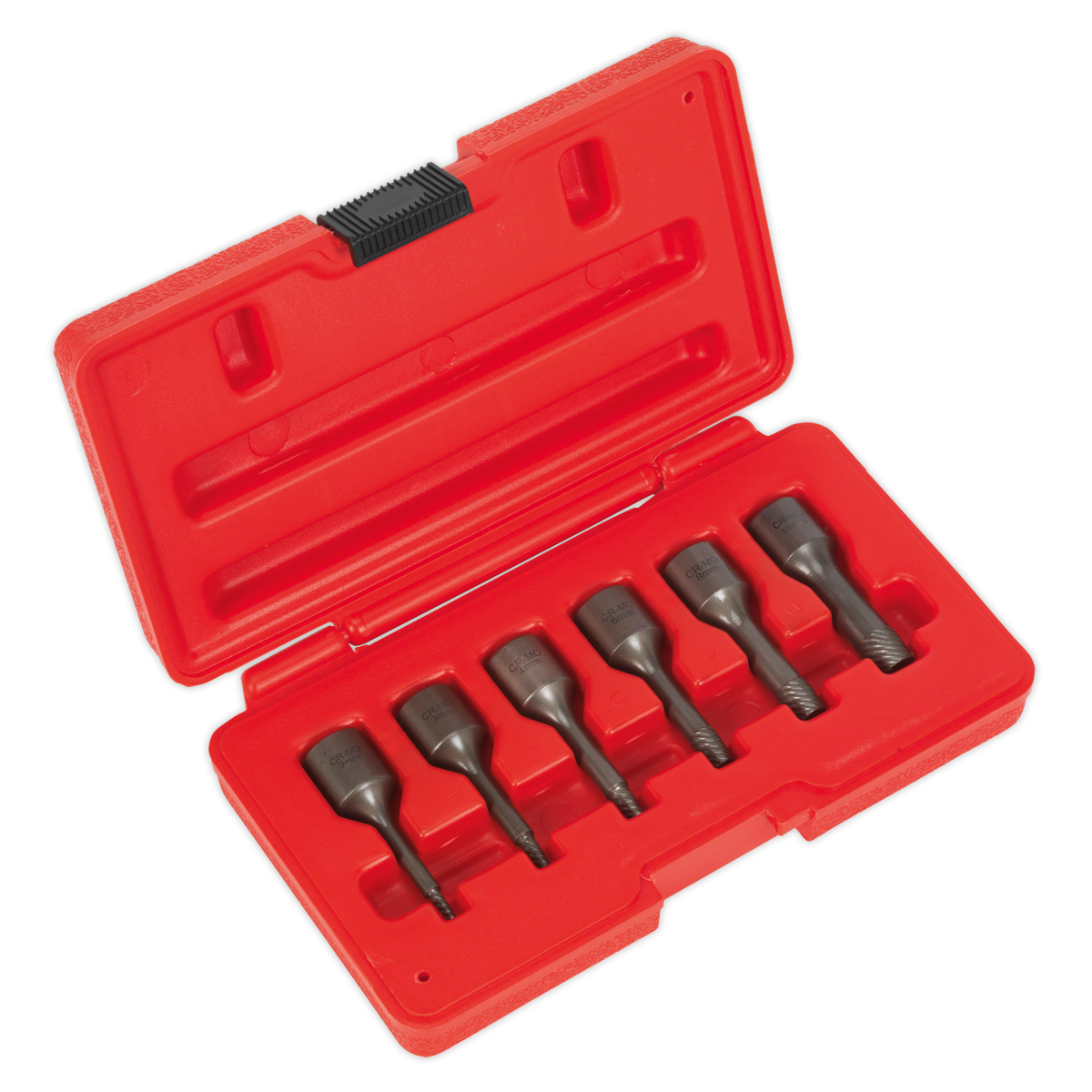Screw Extractor Set 3/8"Sq Drive 6pc AK8185