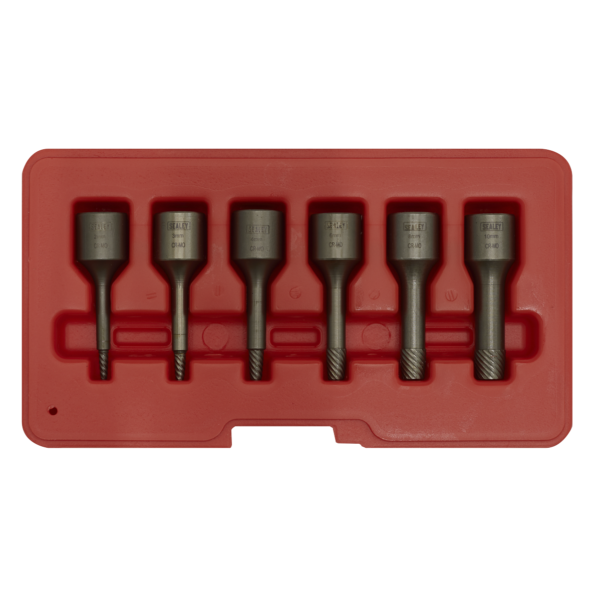 Screw Extractor Set 3/8"Sq Drive 6pc AK8185