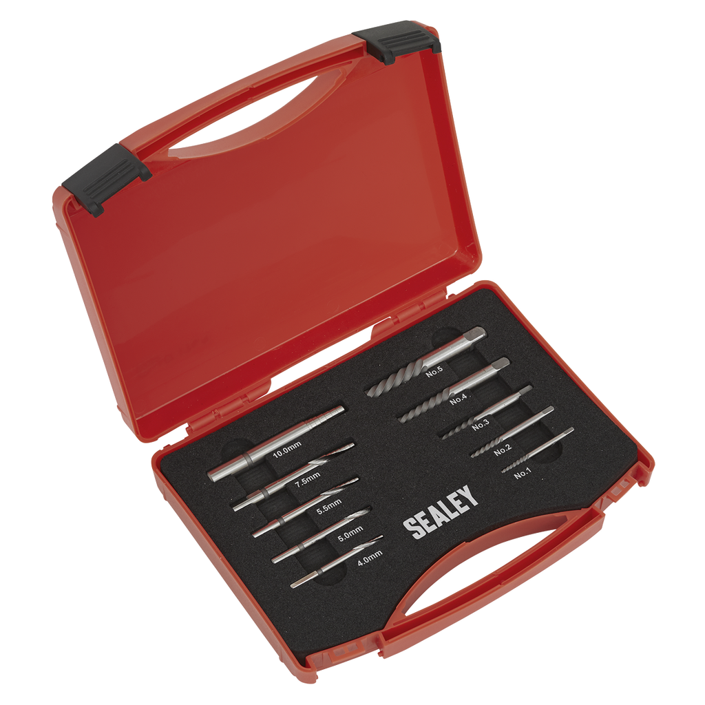 Step Drill Screw/Bolt Extractor Set 10pc AK8187