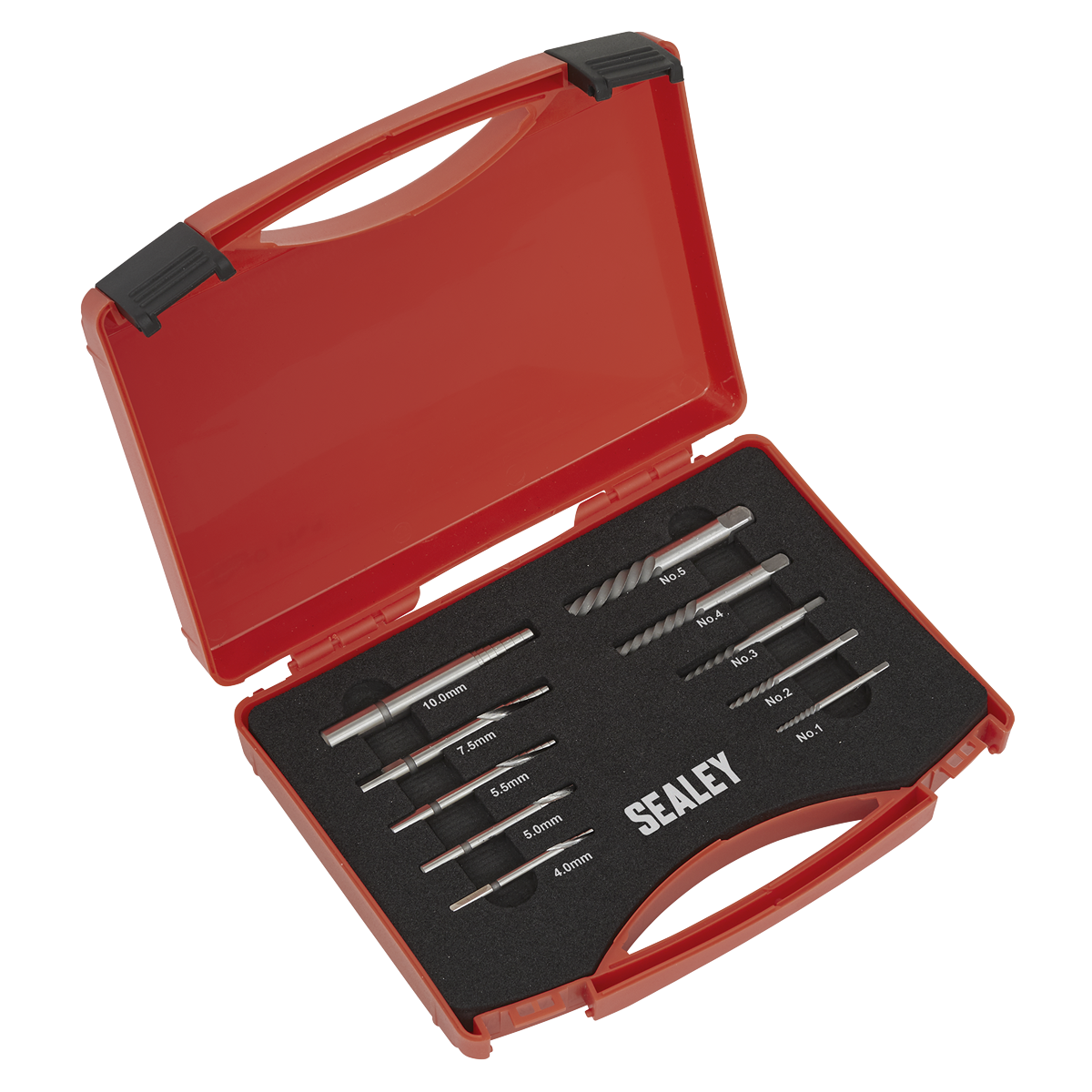 Step Drill Screw/Bolt Extractor Set 10pc AK8187