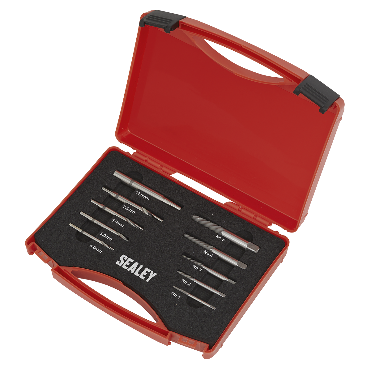 Step Drill Screw/Bolt Extractor Set 10pc AK8187