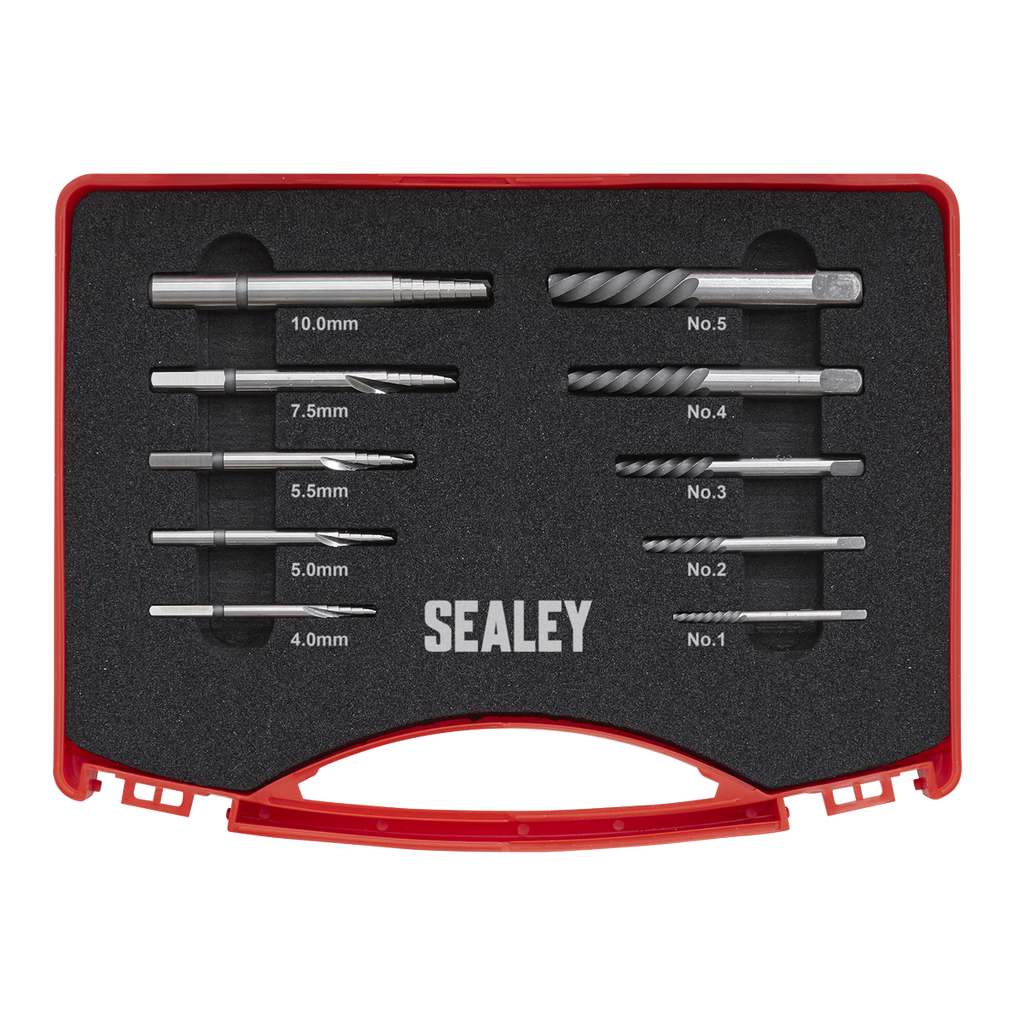 Step Drill Screw/Bolt Extractor Set 10pc AK8187