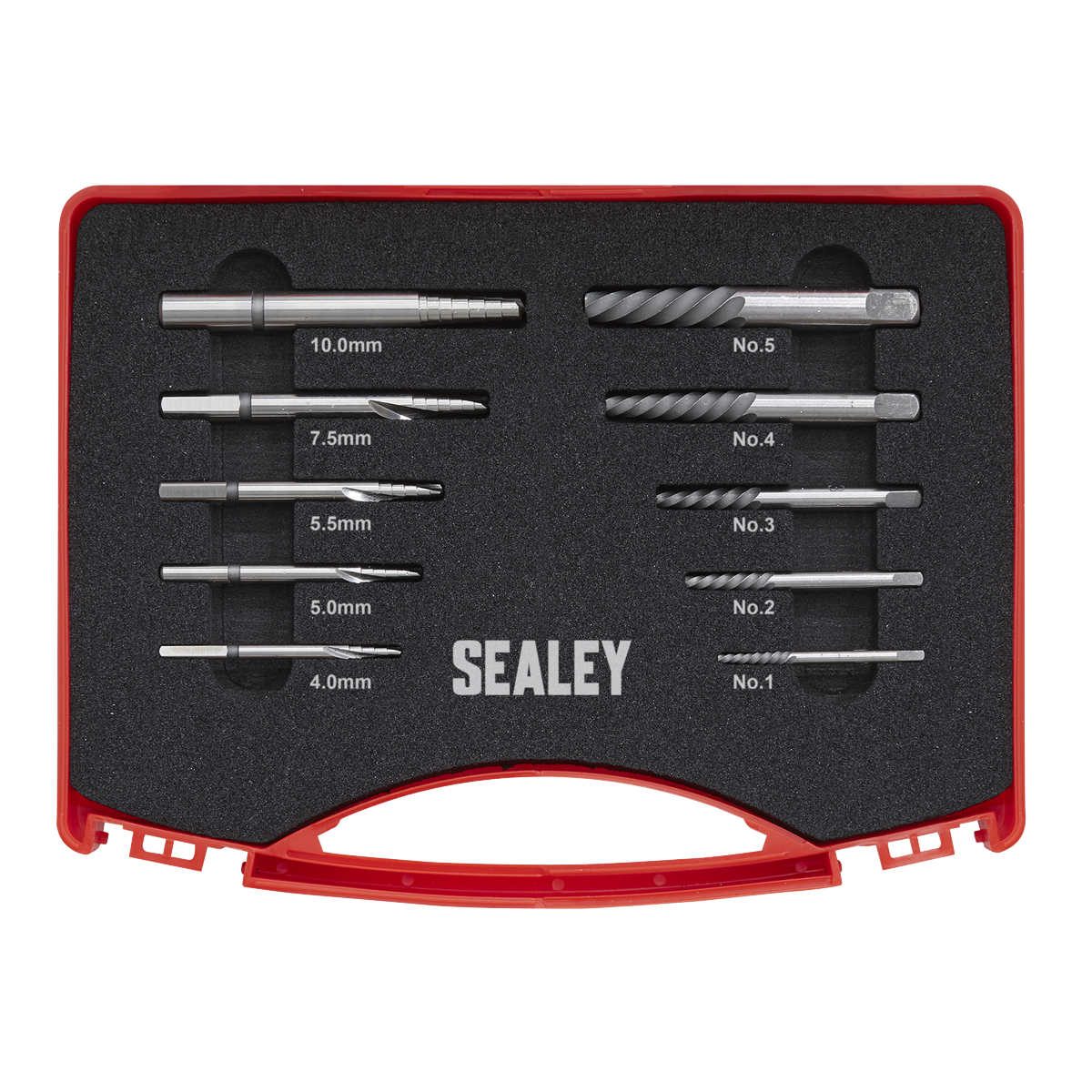Step Drill Screw/Bolt Extractor Set 10pc AK8187