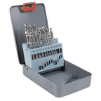 Left-Hand Spiral Drill Bit Set 19pc AK8190