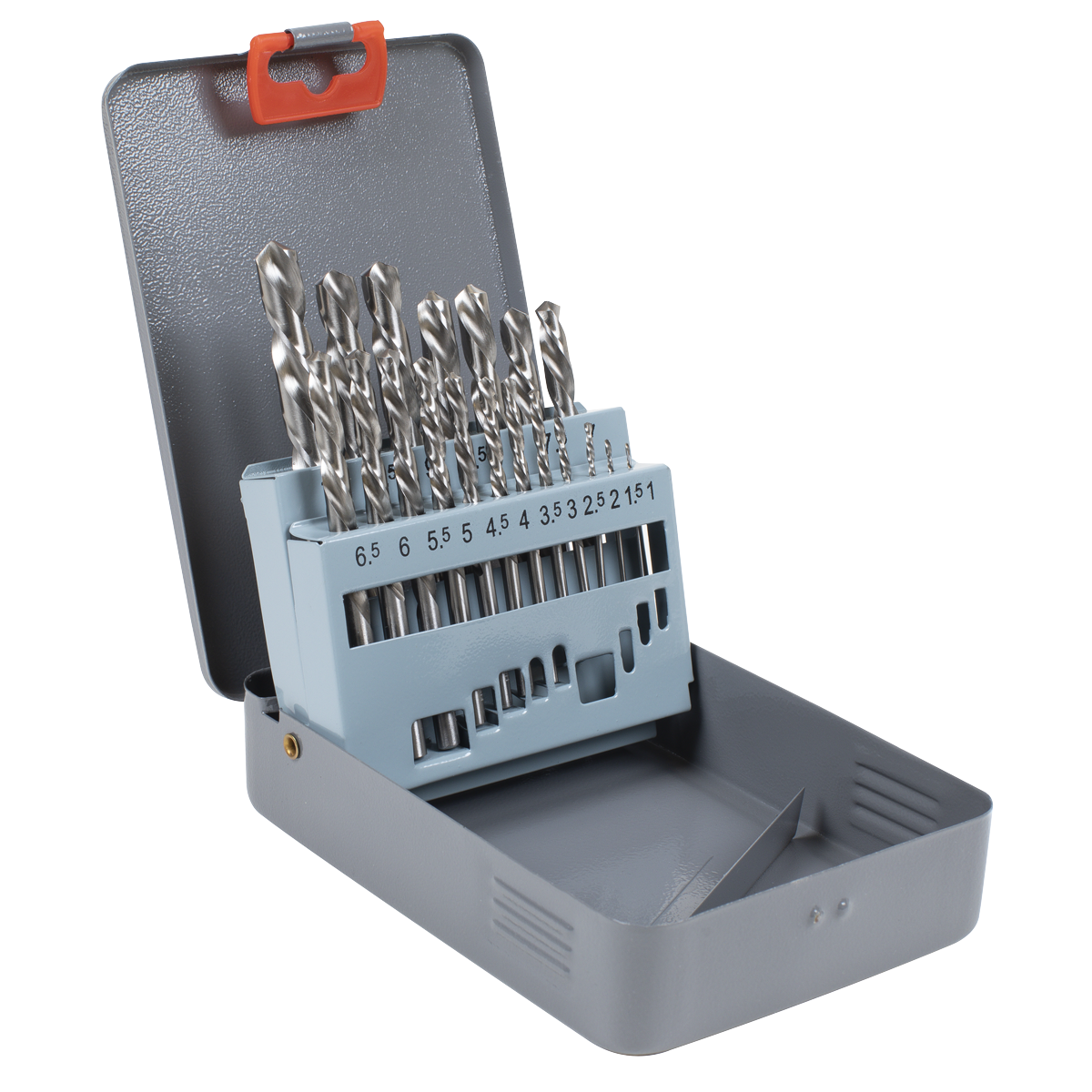 Left-Hand Spiral Drill Bit Set 19pc AK8190