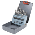 Left-Hand Spiral Drill Bit Set 19pc AK8190