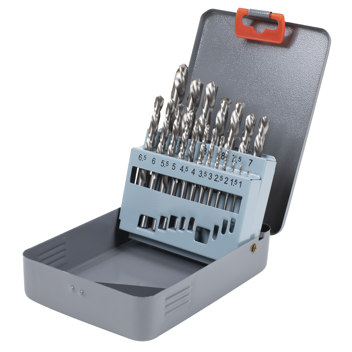 Left-Hand Spiral Drill Bit Set 19pc AK8190