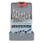 Left-Hand Spiral Drill Bit Set 19pc AK8190