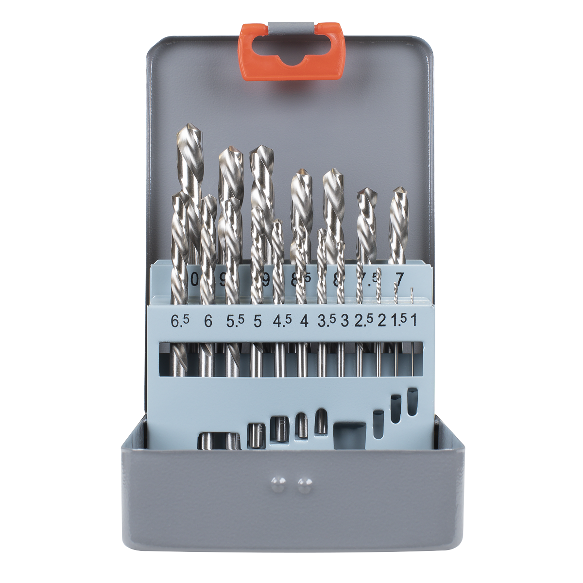 Left-Hand Spiral Drill Bit Set 19pc AK8190