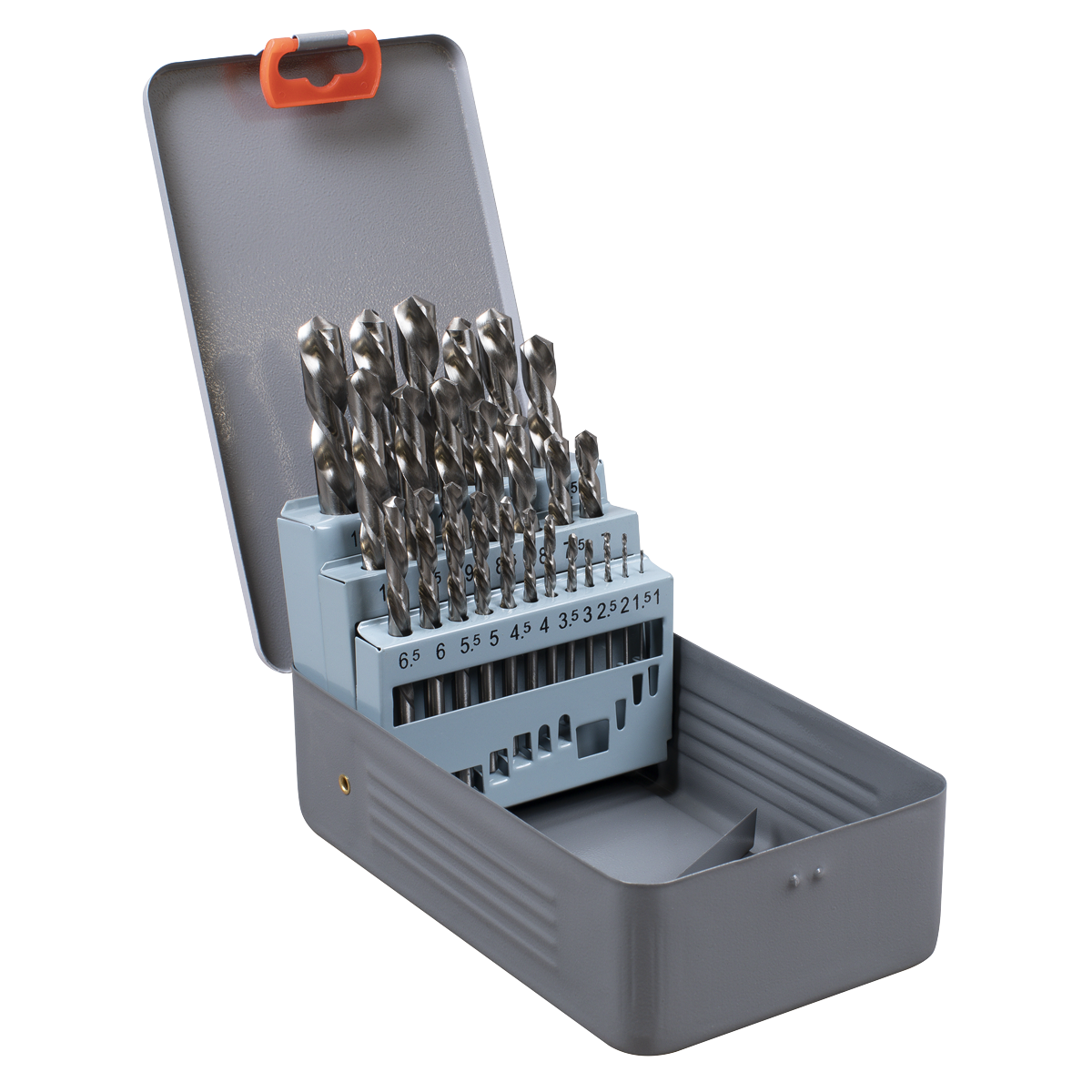 Left-Hand Spiral Drill Bit Set 25pc AK8191