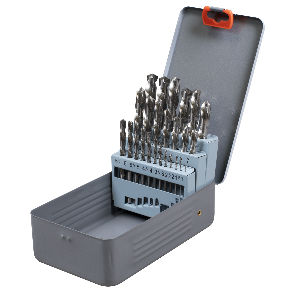 Left-Hand Spiral Drill Bit Set 25pc AK8191