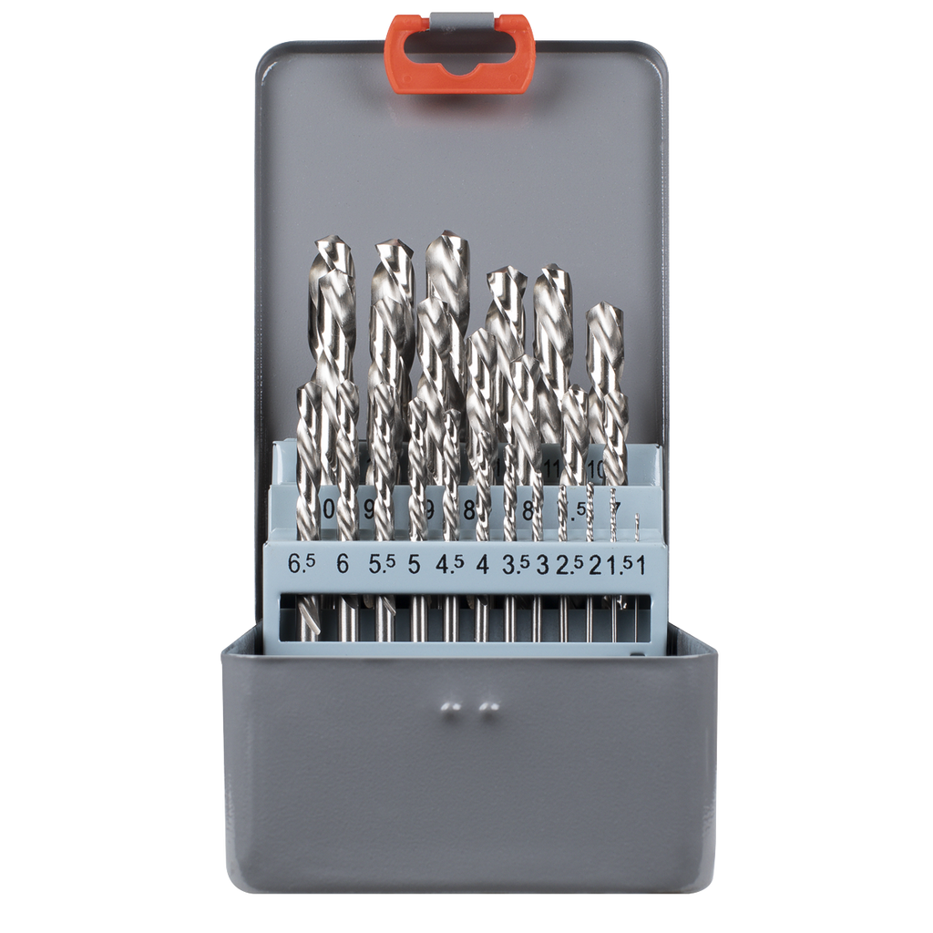 Left-Hand Spiral Drill Bit Set 25pc AK8191