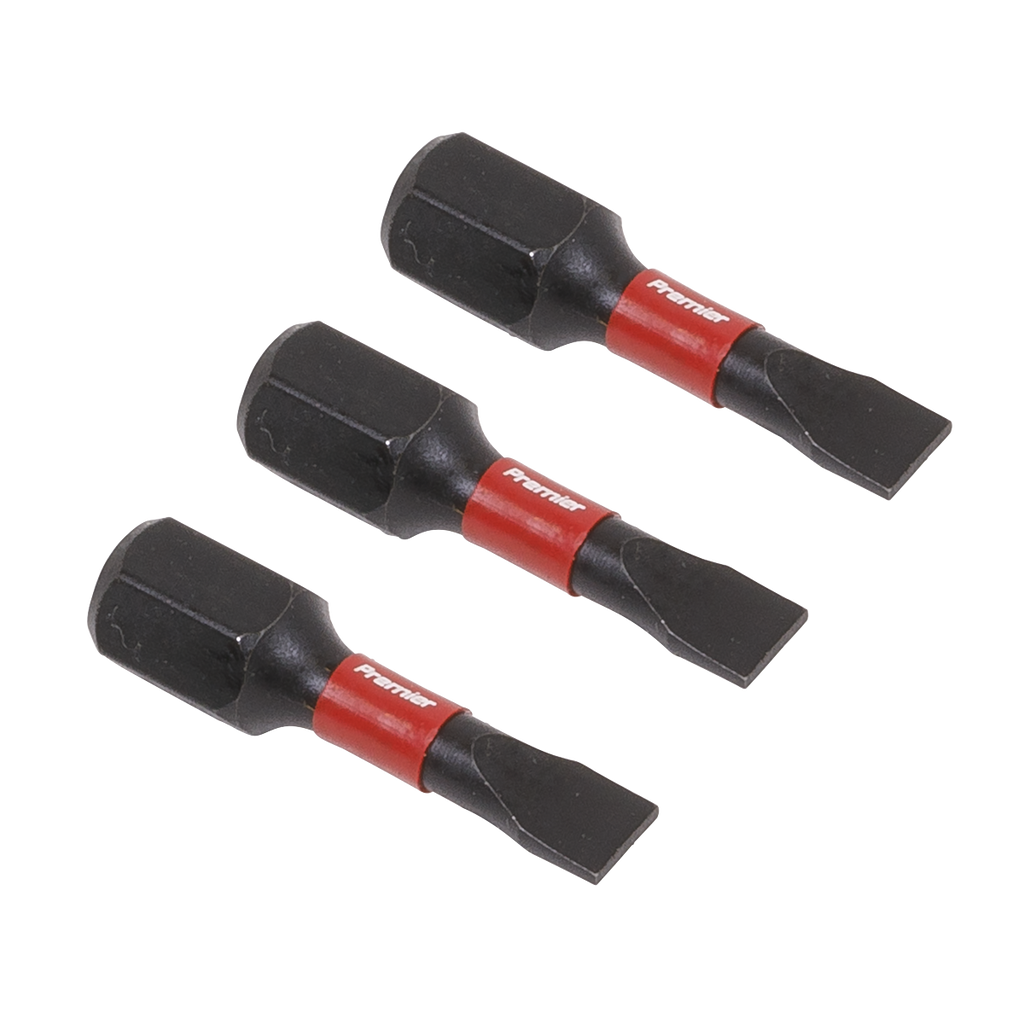 Slotted Impact Power Tool Bits 4.5 x 25mm 3pc AK8201