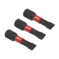 Slotted Impact Power Tool Bits 5.5 x 25mm 3pc AK8202