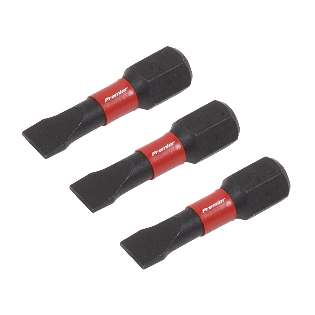 Slotted Impact Power Tool Bits 5.5 x 25mm 3pc AK8202