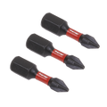 Phillips Impact Power Tool Bits #1 x 25mm 3pc AK8204
