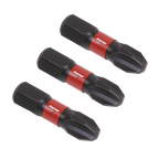 Phillips Impact Power Tool Bits #3 x 25mm 3pc AK8206